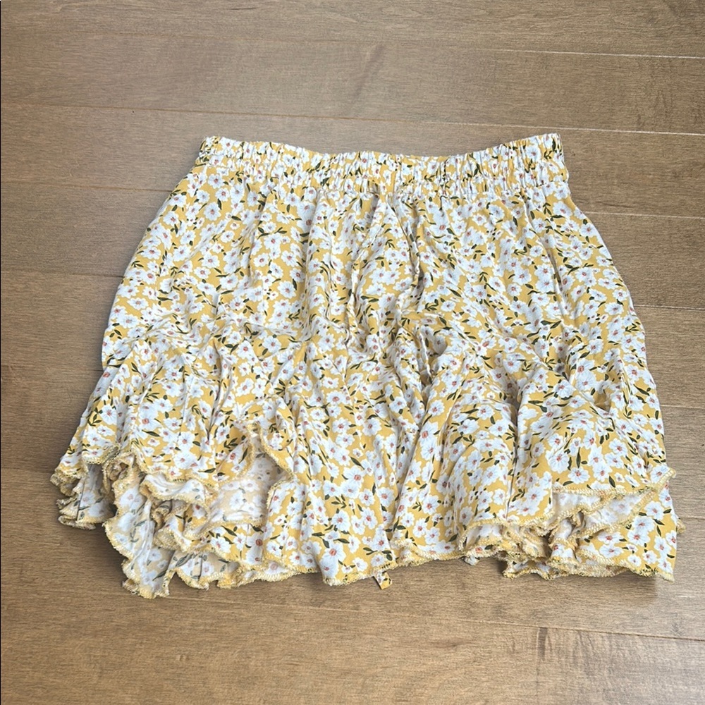 Aeropostale Floral Mini Skirt (Size XS)